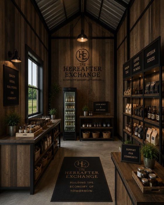 Exchange Market retail space with artisan goods and local products
